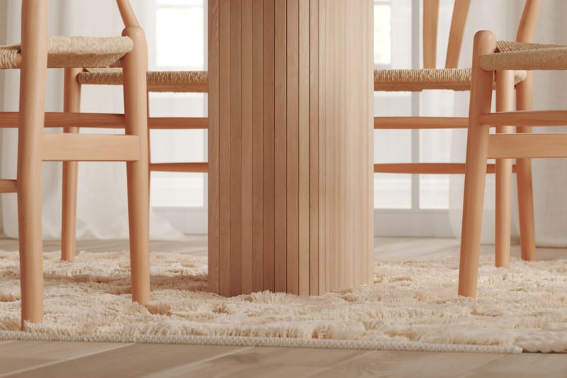 Kopparbo Matbord 200-260 cm Förlängningsbart - Ljust vitlaserat ekträ - Matbord & köksbord