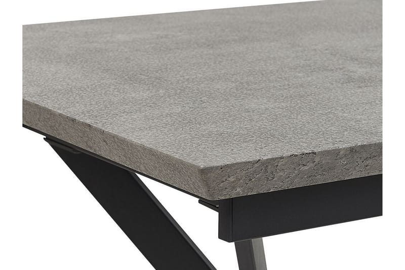 Abenson Matbord 180 cm Förlängningsbart - Grå/Svart - Matbord & köksbord - Klaffbord & Hopfällbart bord