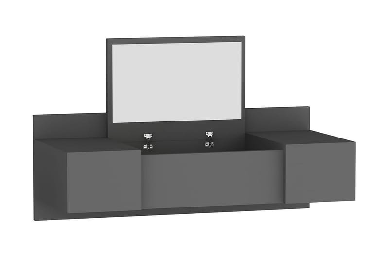 Andifli Sminkbord 100 cm - Antracit - Sminkbord med spegel - Sminkbord & toalettbord