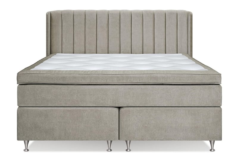 Joluma Sängpaket Medium 160x200 cm - (+Fler val) 160x200 cm Beige - Komplett sängpaket - Kontinentalsäng