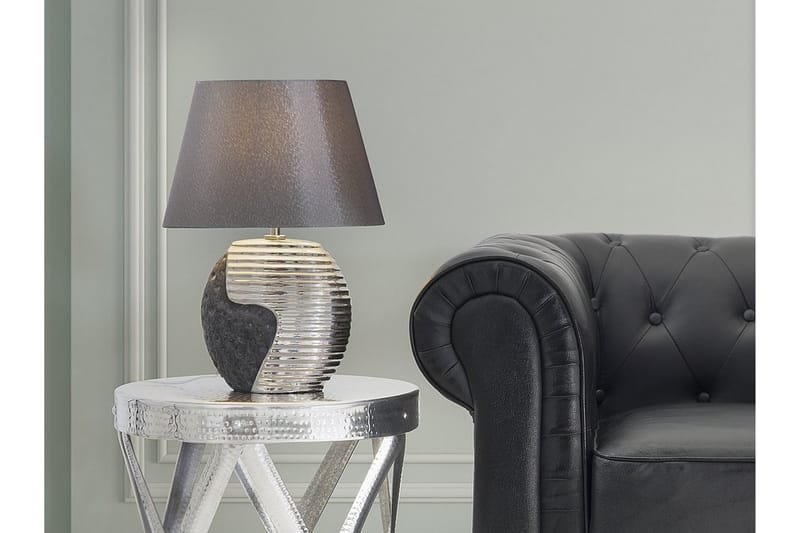 Esla Bordslampa 30 cm - Svart - Fönsterlampa på fot - Sovrumslampa - Vardagsrumslampa - Sänglampa bord - Fönsterlampa - Bordslampor