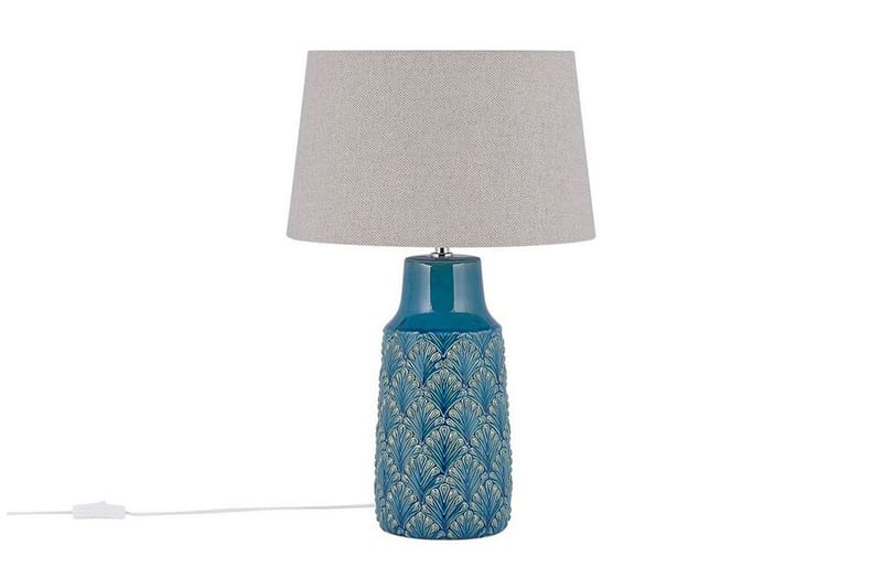 Thaya Bordslampa - Blå - Fönsterlampa på fot - Sovrumslampa - Vardagsrumslampa - Sänglampa bord - Fönsterlampa - Bordslampor