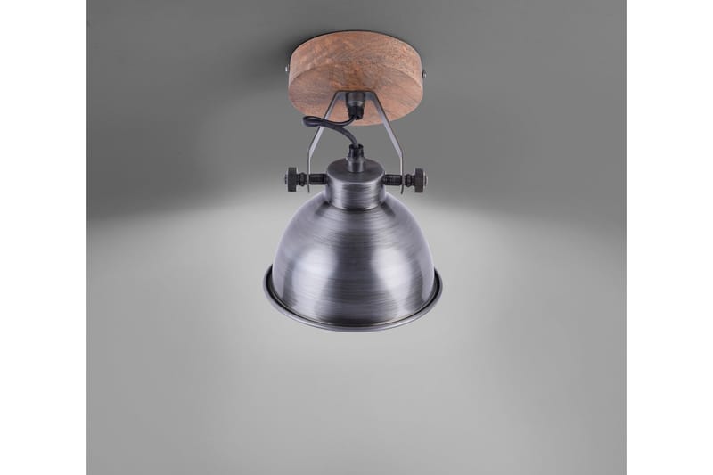 SAMIA vägg- o taklampa, järn 15x21,5 cm - Grå/Natur - Taklampa kök - Fönsterlampa hängande - Fönsterlampa - Pendellampor & hänglampor - Sovrumslampa - Vardagsrumslampa