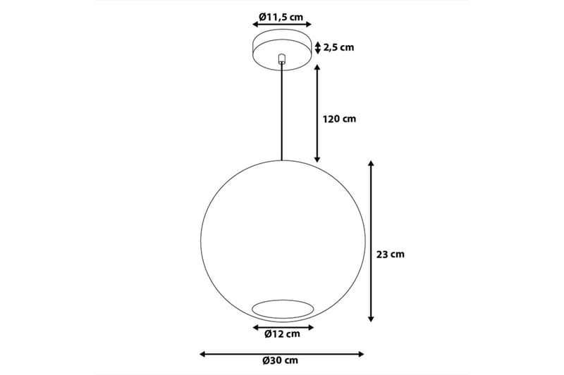 Seine Taklampa 30 cm - Silver - Taklampa kök - Fönsterlampa hängande - Fönsterlampa - Pendellampor & hänglampor - Sovrumslampa - Vardagsrumslampa
