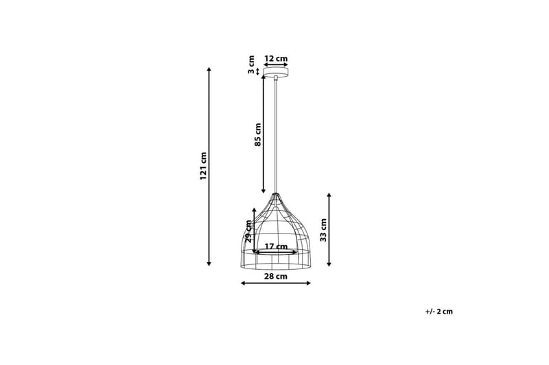 Tresa Taklampa 28 cm - Svart - Taklampa kök - Fönsterlampa hängande - Fönsterlampa - Pendellampor & hänglampor - Sovrumslampa - Nätlampa - Vardagsrumslampa