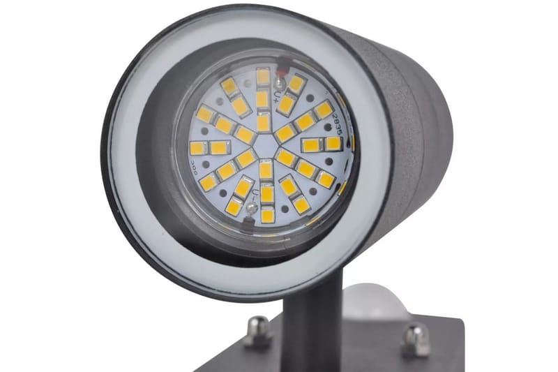 Baumann Vägglampa 12x22 cm LED Cylinder med Sensor - Svart - Sänglampa vägg - Sovrumslampa - Vägglampa - Väggarmatur