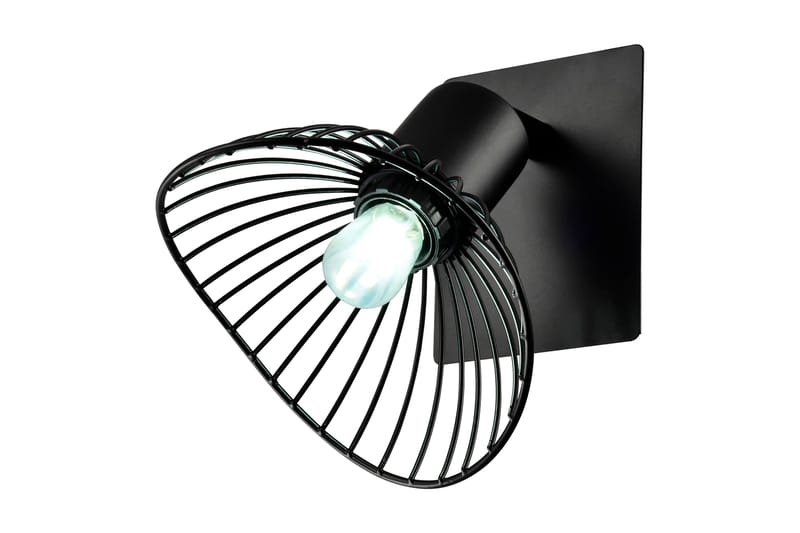 Sintex Vägglampa Dimbar LED Liten - Svart - Sänglampa vägg - Sovrumslampa - Vägglampa - Väggarmatur