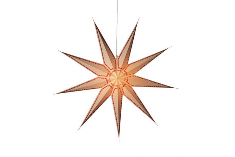 Pappersstjärna 115cm vit/röd - Konstsmide - Julstjärnor & adventsstjärnor - Jullampor