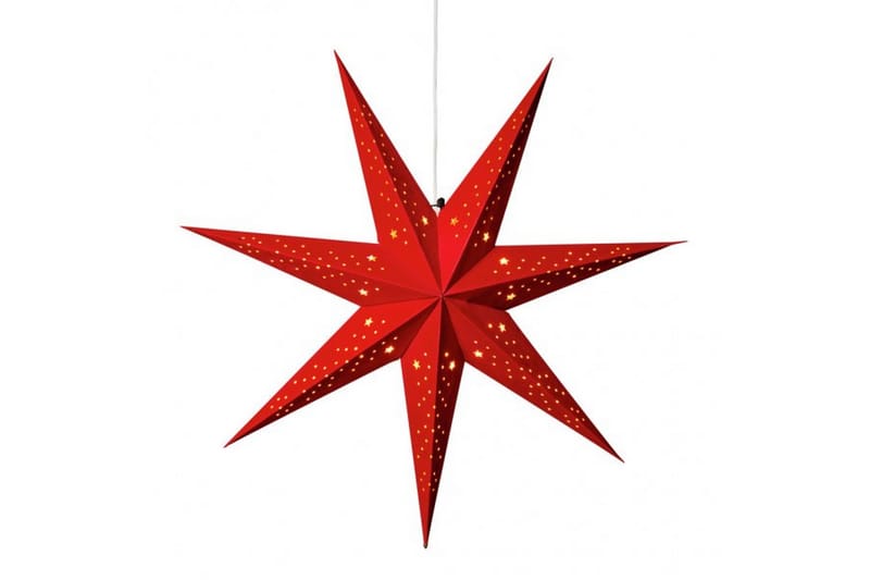 Pappersstjärna sammet 78 cm Röd - Konstsmide - Julstjärnor & adventsstjärnor - Jullampor