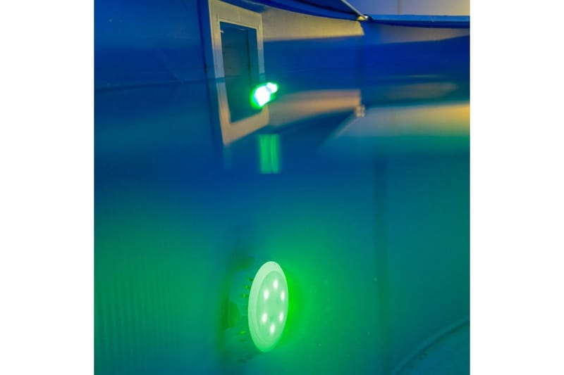 Gre LED-lampa för pooler ovan jord vit & blå LEDRC - Utomhusbelysning - Poolbelysning - Altanbelysning