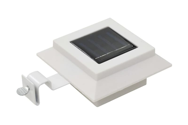 Sollampa LED set 6 st fyrkantig 12 cm vit - be Basic - Solcellslampa & solcellsbelysning - Utomhusbelysning