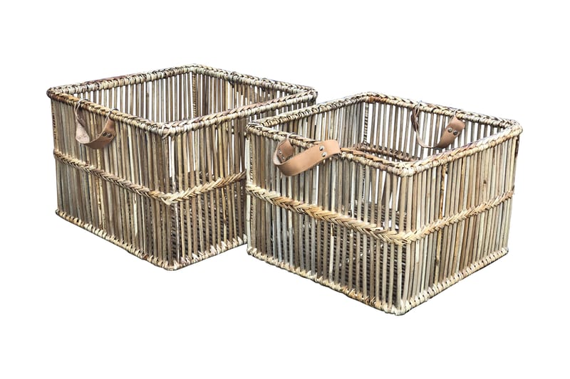 Jagtal Förvaringslåda 41x41 cm - Natur - Flätad korg & rottingkorg - Förvaringskorgar
