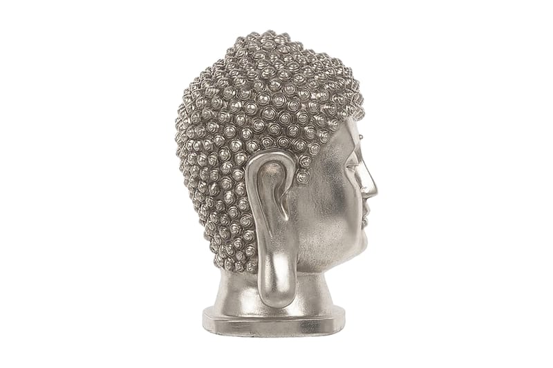 Buddha Figur 24|24|41 cm - Silver - Dekoration & inredningsdetaljer