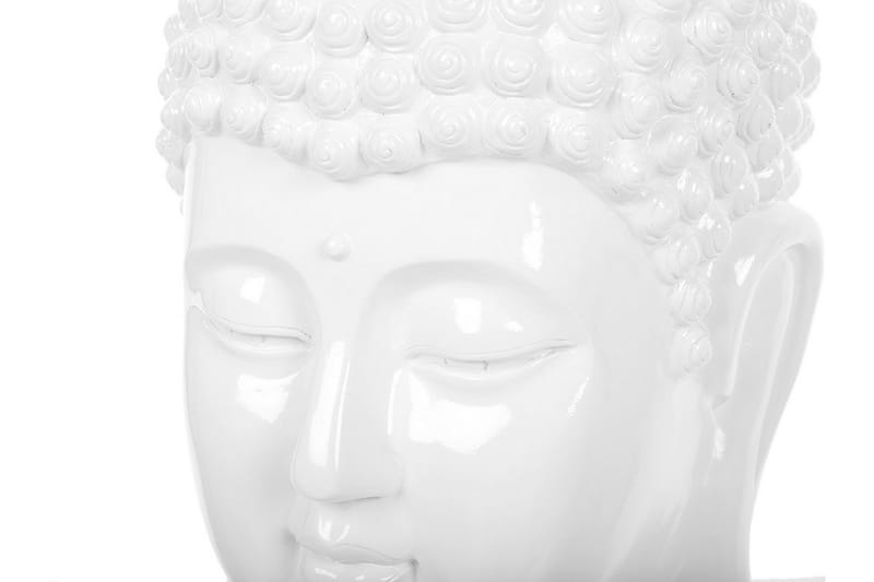 Buddha Figur 24|24|41 cm - Vit - Dekoration & inredningsdetaljer
