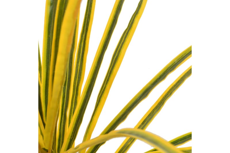 Konstväxt Dracaena med kruka 125 cm gul - Grön - Balkongblommor - Konstgjorda växter & plastväxter