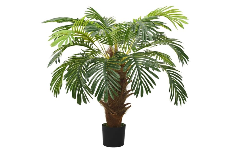 Konstväxt kottepalm med kruka 90 cm grön - Grön - Balkongblommor - Konstgjorda växter & plastväxter