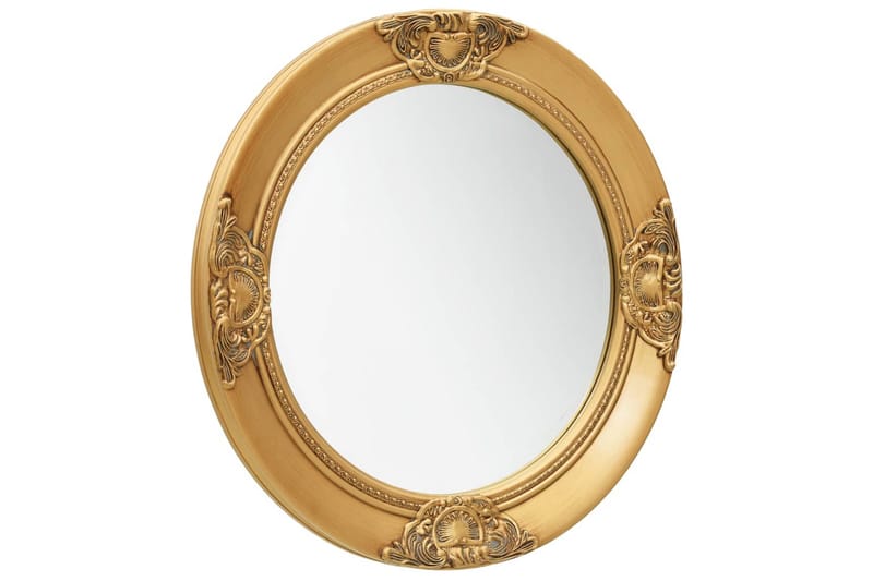 Väggspegel barockstil 50 cm guld - Guld - Väggspegel - Hallspegel