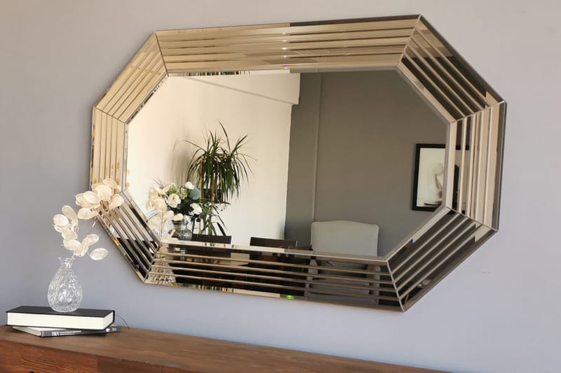 Sherald Dekorationsspegel 60 cm - Brons - V�äggspegel - Hallspegel