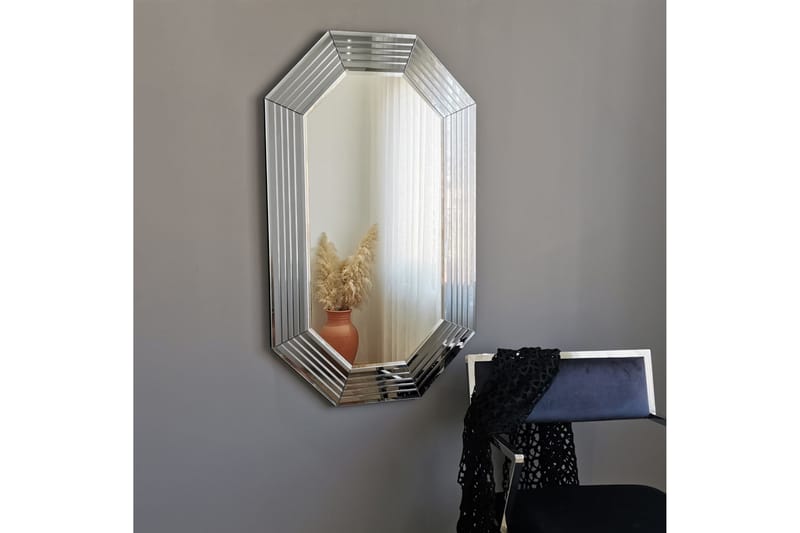 Verastegui Dekorationsspegel 100 cm - Silver - Väggspegel - Hallspegel