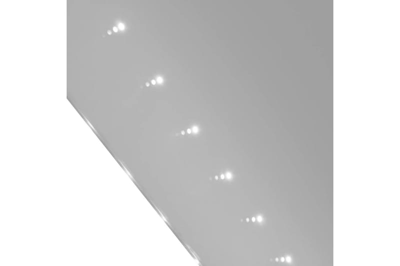 Badrumsspegel med LED-lampor 60x80 cm (LxH) - Silver - Badrumsspegel - Badrumsspegel med belysning
