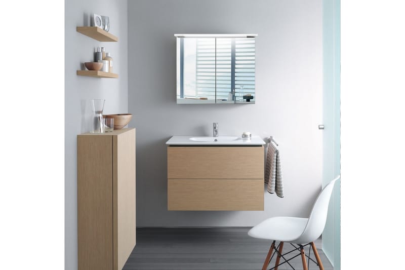 Spegelskåp Bathlife Glänsa 800 - Vit - Spegelskåp badrum