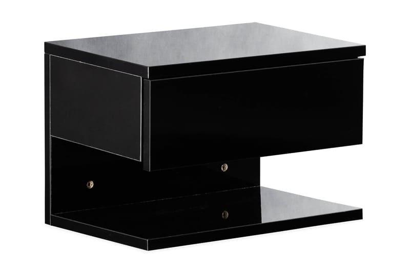 Leachkin Sängbord 35 cm - Svart - Sängbord & nattduksbord