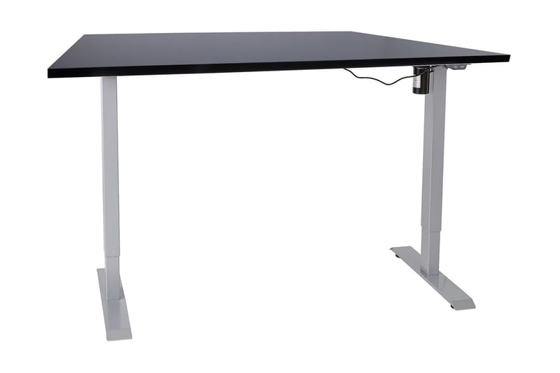 Ergosum 1 Skrivbord 140 cm Höj-och Sänkbar Elektrisk - Svart - Höj och sänkbart skrivbord - Skrivbord