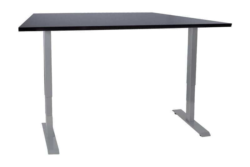 Ergosum 2 Skrivbord 140 cm Höj-och Sänkbar - Svart - Höj och sänkbart skrivbord - Skrivbord