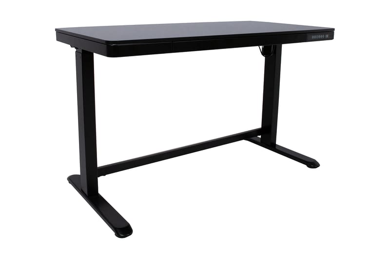 Ergosum Skrivbord 120 cm  Höj-och Sänkbar - Svart - Höj och sänkbart skrivbord - Skrivbord