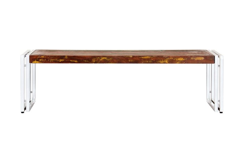 Soffbord 120x60x35 cm massivt återvunnet trä - Flerfärgad - Soffbord