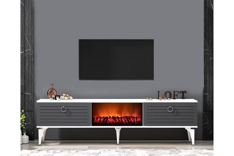 Mula Tv-bänk 150 cm - Antracit - TV bänk & mediabänk