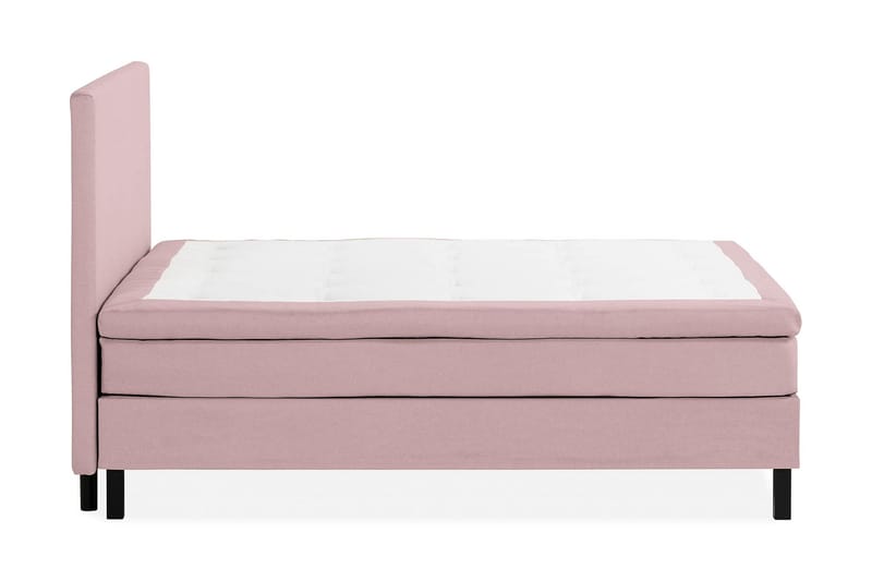 Scarlett Sängpaket 150x200 Memorymadrass - Slät gavel Rosa - Komplett sängpaket - Kontinentalsäng
