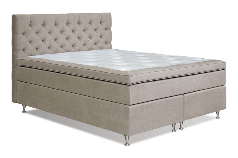 Joluma Sängpaket Medium 180x200 cm - (+Fler val) 180x200 cm Beige - Komplett sängpaket - Kontinentalsäng