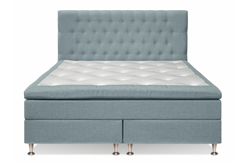 Meja Sängpaket 160x200 - Ljusblå - Kontinentalsäng