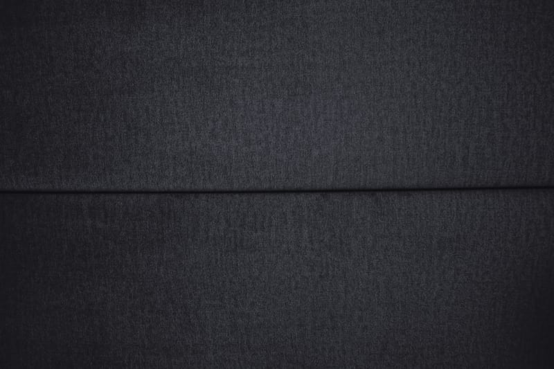 Royal Velvet Komplett Sängpaket 160x200  Svart med Låga S - Svart med Låga Silverben - Komplett sängpaket - Kontinentalsäng - Dubbelsäng