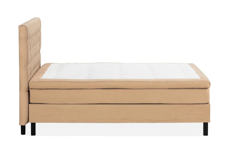 Scarlett Kontinentalsäng 150x200 Skummadrass - Beige - Komplett sängpaket - Kontinentalsäng