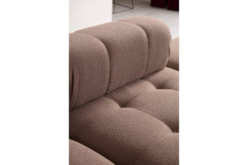 Bengul Divansoffa 3-sits - Brun - Divansoffor & schäslongsoffa - 4 sits soffa med divan