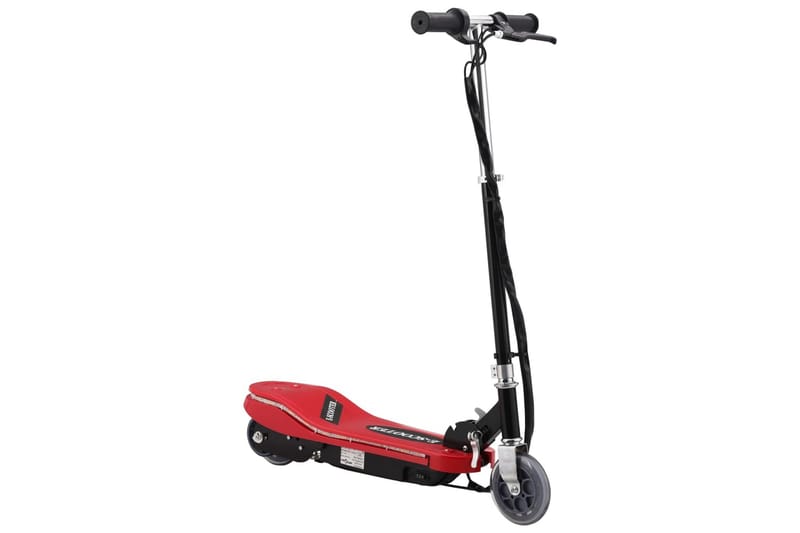 Elektrisk sparkcykel med LED 120 W röd - Röd - Lekplats & lekplatsutrustning - El scooter & el sparkcykel - Lekfordon & hobbyfordon