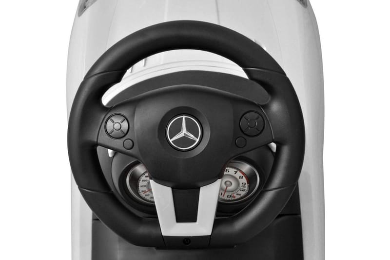 Vit Mercedes Benz trampbil - Flerfärgad - Lekplats & lekplatsutrustning - Trampbil - Lekfordon & hobbyfordon