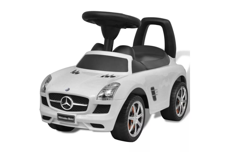 Vit Mercedes Benz trampbil - Flerfärgad - Lekplats & lekplatsutrustning - Trampbil - Lekfordon & hobbyfordon