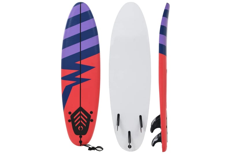 Surfbräda 170 cm randig - Flerfärgad - SUP & paddleboard
