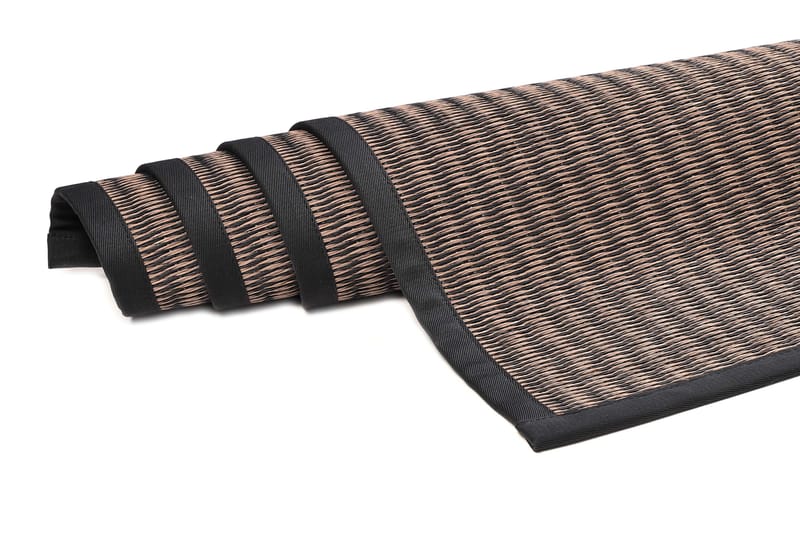Kelo Matta Rund 133 cm Brun/Svart - Vm Carpet - Flatvävda mattor