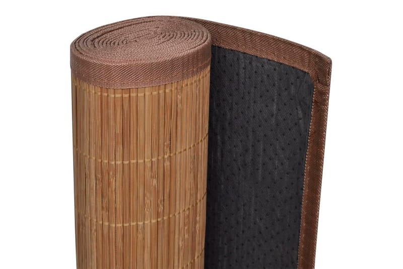 Fyrkantig Brun Bambumatta 150x200 cm - Brun - Sisalmattor - Dörrmatta & hallmatta - Jutemattor & hampamattor - Små mattor