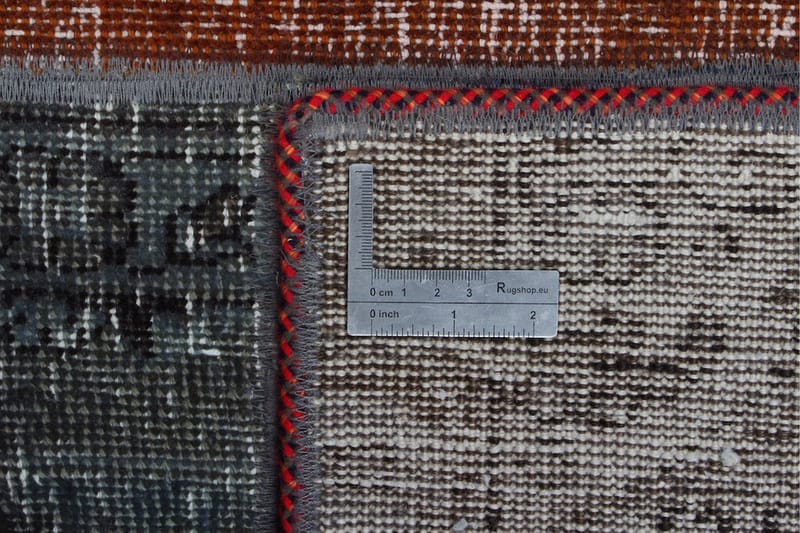 Handknuten Patchworkmatta Ull/Garn Flerfärgad 180x240cm - Patchwork matta - Handvävda mattor