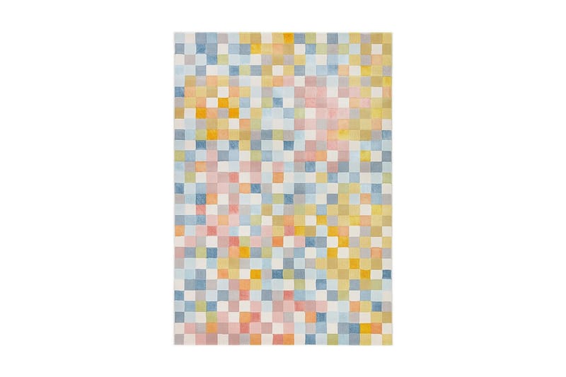 Floracion Mosaik Matta 160x230 cm - Flerfärgad - Wiltonmattor - Friezematta - Stora mattor