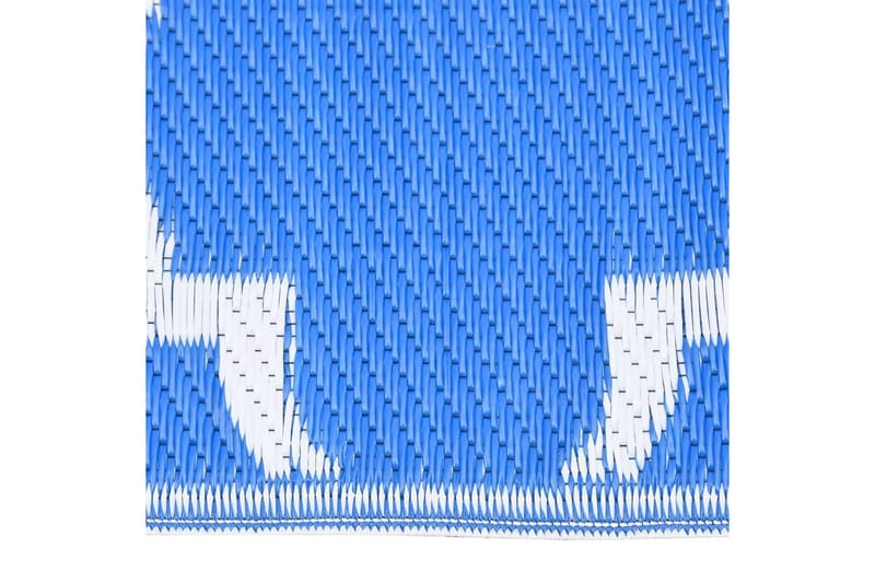 Utomhusmatta blå 190x290 cm PP - Blå - Utomhusmattor