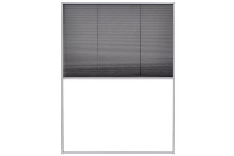 Plisserat insektsnät för fönster 60x80 cm aluminium - Svart - Friluftsutrustning - Myggnät & insektsnät - Myggskydd