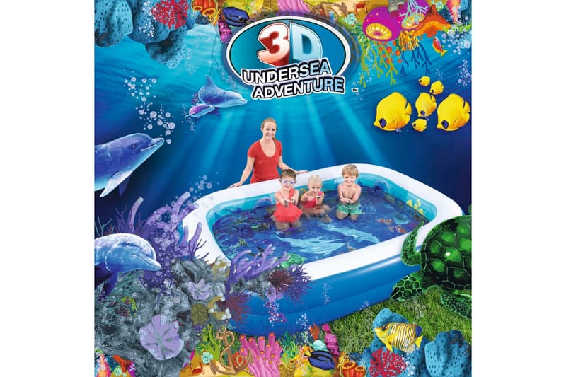 Bestway Undersea Adventure Uppblåsbar pool 54177 - Uppbl�åsbar pool & plastpool