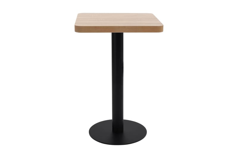 Bistrobord ljusbrun 50x50 cm MDF - Brun - Cafebord - Balkongbord