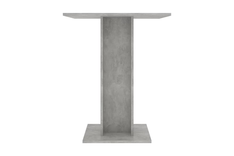 Bistrobord betonggrå 60x60x75 cm spånskiva - Grå - Cafebord - Balkongbord